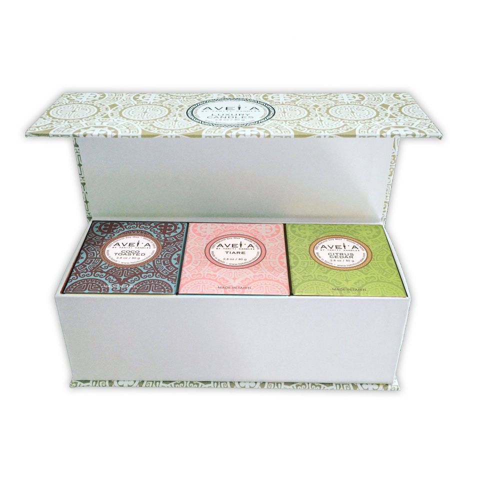 Coffret Cadeau 3 Bougies 80g