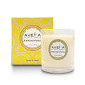 Bougie parfumée Frangipani 220g avec boîte - Fragrance frangipanier

