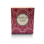 Boîte bougie Ginger Flower 220g vue de face
