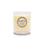 Bougie Orange Sandalwood 220g en pot blanc