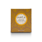 Boîte bougie Orange Sandalwood 220g vue de face