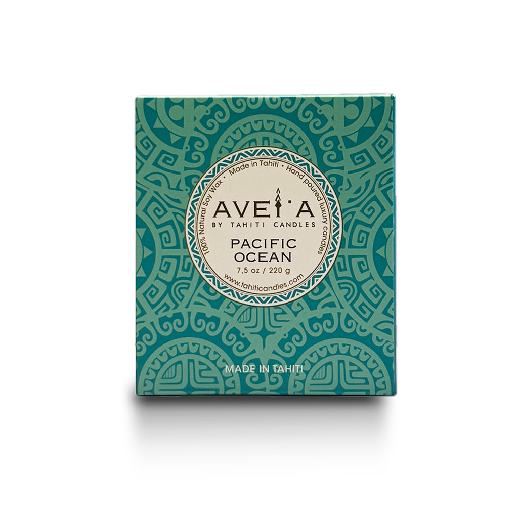 Boîte bougie Pacific Ocean 220g vue de face