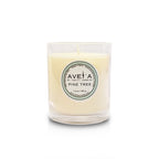 Bougie Pine Tree 220g en pot blanc