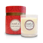 Bougie parfumée Pink Apple 220g avec boîte - Fragrance pomme rose

