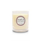 Bougie Pink Apple 220g en pot blanc

