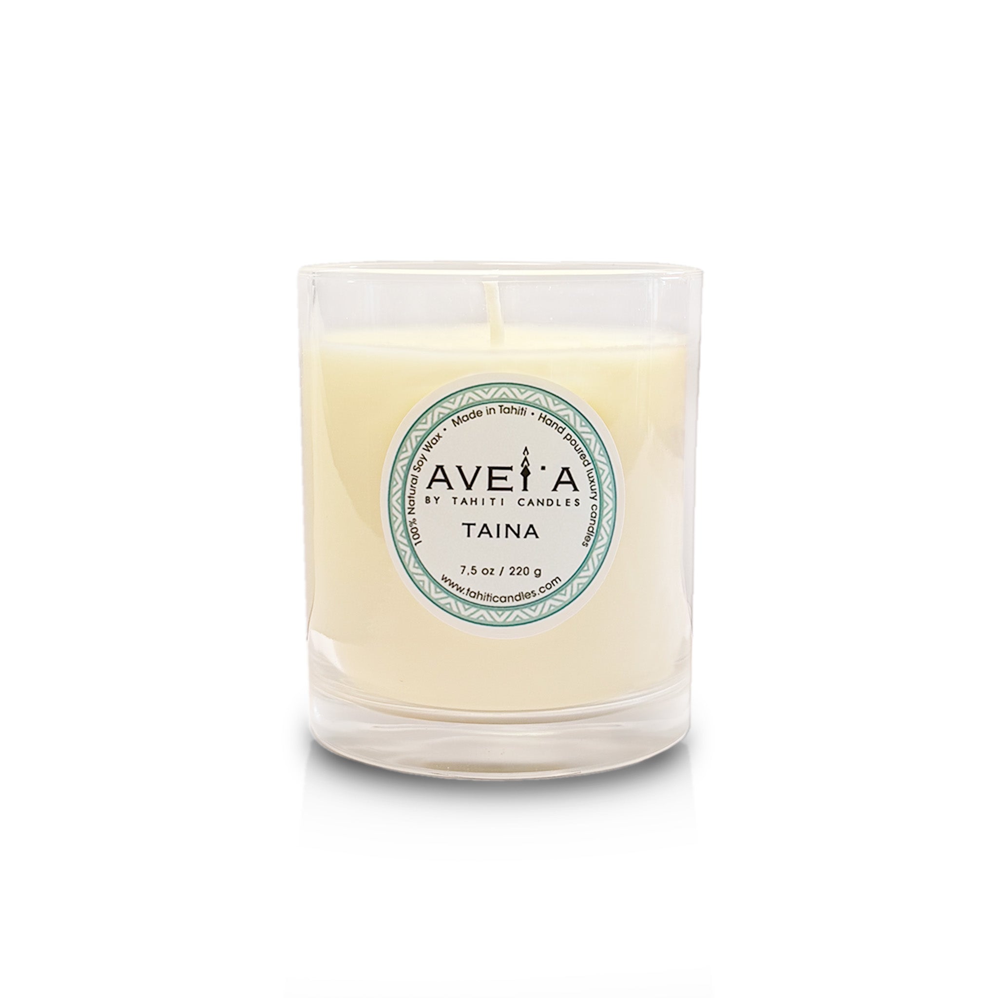 Bougie Taina 220g en pot blanc