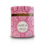 Boîte bougie Vanilla Sandalwood 220g vue de face