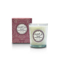 Bougie parfumée Tahiti Candles Rose Sandalwood 80g en cire naturelle avec son coffret décoratif polynésien